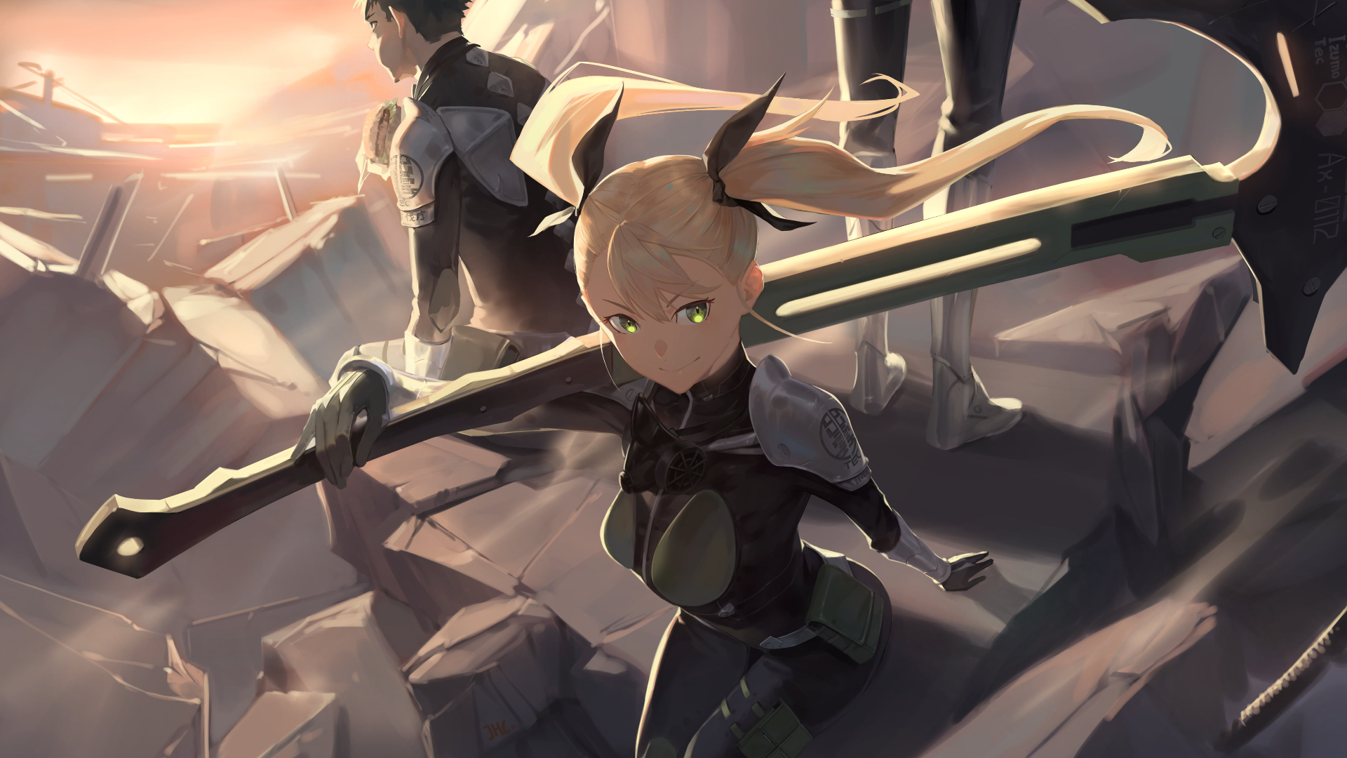 Imagen promocional, fanArt o extracción del anime: Kaijuu N8