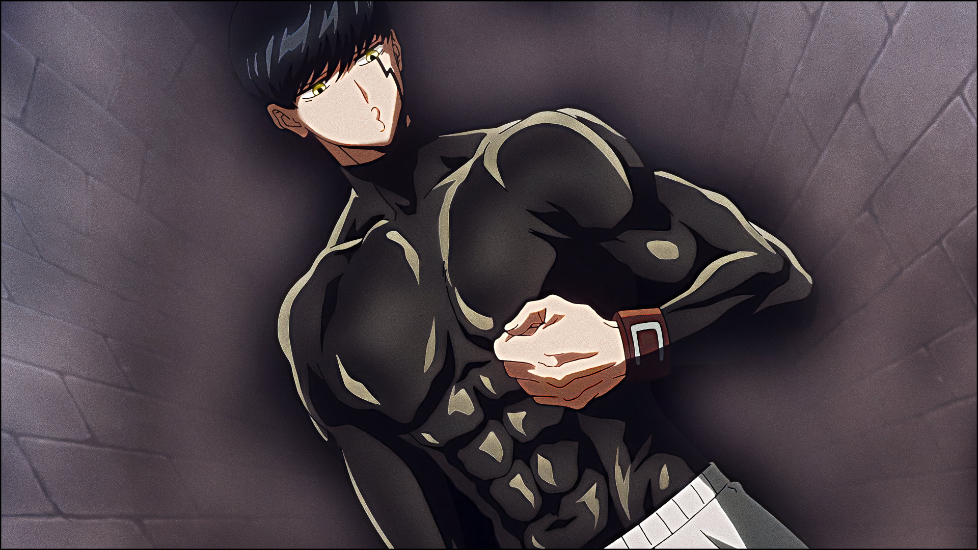 Third collage image about Mashle anime miniatura