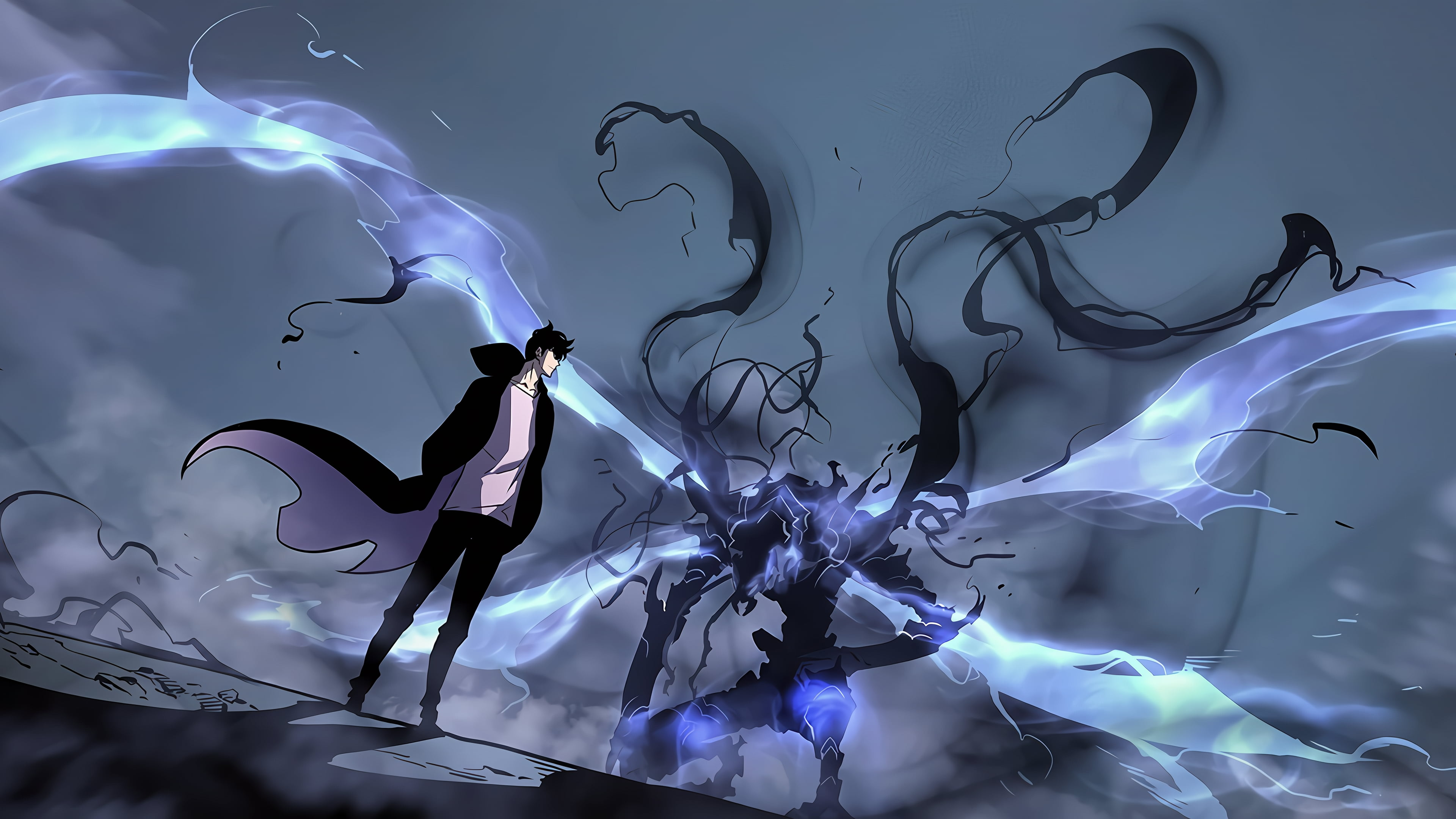 Third collage image about Solo Leveling anime miniatura